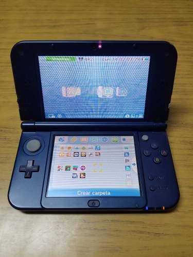 Nintendo New 3ds Xl Azul Flasheada