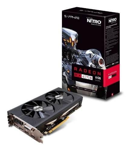 Placa De Video Sapphire Rx 470 Oc Nitro 8gb Amdradeon Gddr5