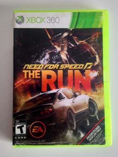Juego Need For Speed The Run, Autos!! Xbox 360!!