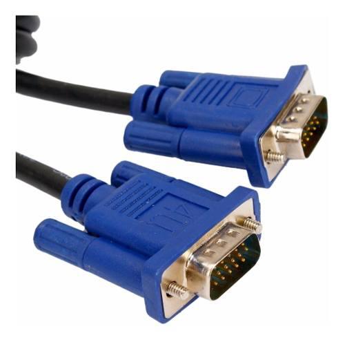Cable Vga Macho De 1,5 Metros 2 Filtros Pc Proyector Monitor