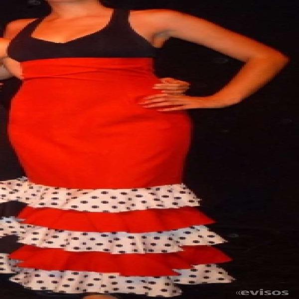 Falda flamenca. bata de cola. vestidos en Caballito