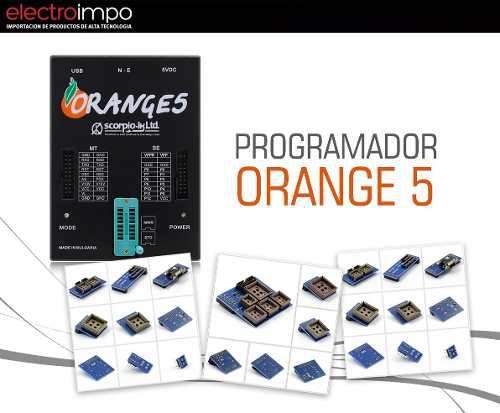 Programador Lector Memorias Orange 5 Ecu Chip + Cuotas Enví