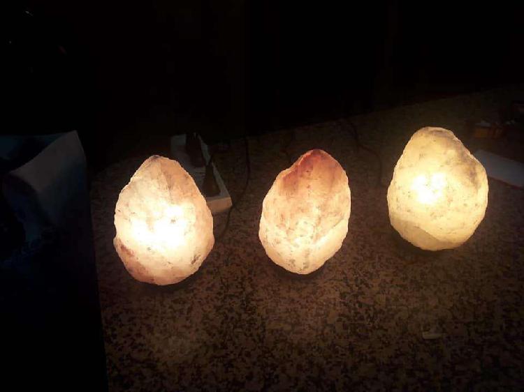 lamparas de sal del Himalaya