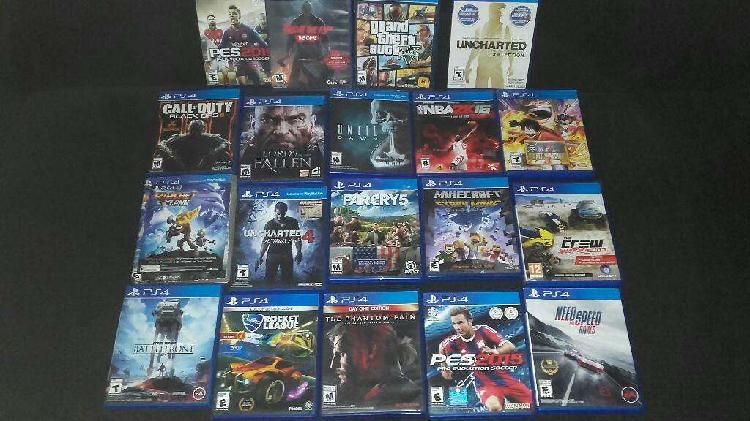 Vendo Permuto Juegos Ps4