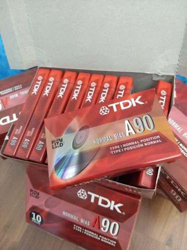 Casette Tdk A90 Normal Bias Nuevos! 10 Unidades X 5 Caja