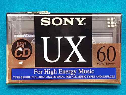 Cassette Audio Sony Ux 60 Minutos Nuevo Sellado