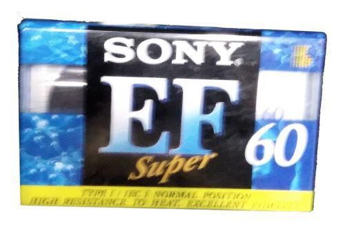 Cassettes Virgen Sony Ef 60 Minutos Nuevos Cerrados