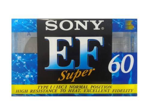 Pack 10 Cassette Sony Ef Super 60 Nuevos Sin Abrir