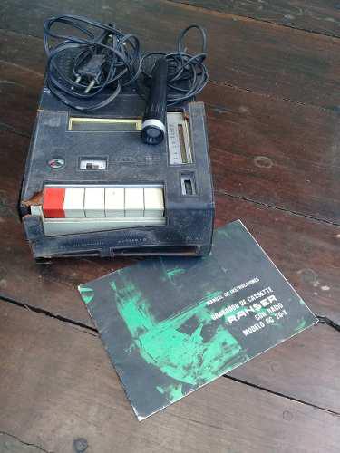 Radio Grabador Ranser Con Micrófono Y Manual (A Reparar)
