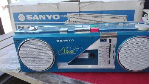 Sanyo M S300k Stereo 4 Bandas Radio Grabador De Casete