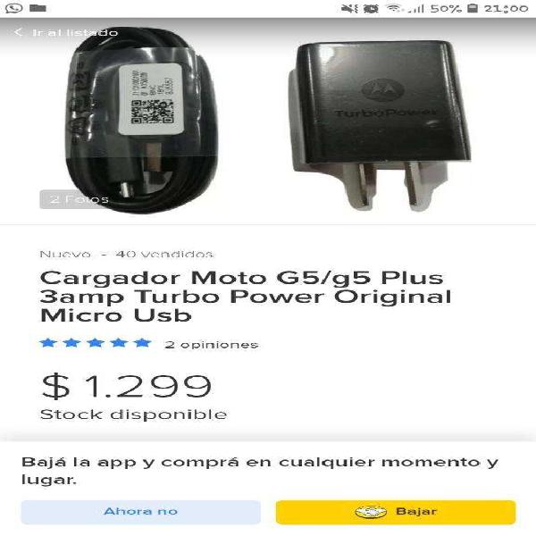 Cargador Motorola (turbo Power)original