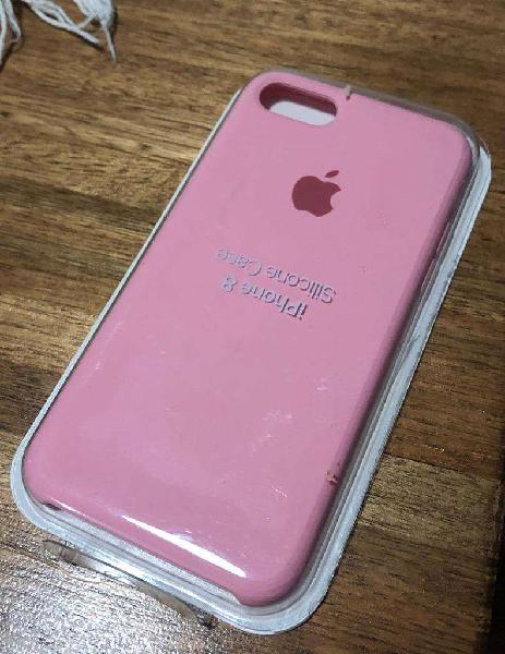 Funda iPhone 7/8 Rosa Silicona