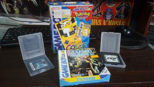 Game Boy Color Edición Pokemon + Juegos