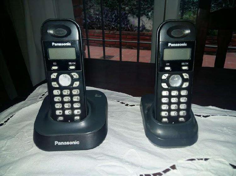 Teléfono Inalámbric Panasonic Base Doble