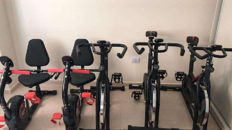 Bicicleta Spinning - uso profesional - Fija y Horizontal