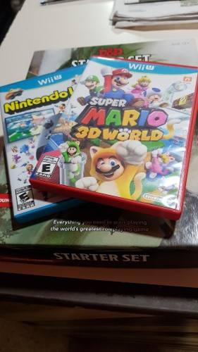 Juegos Wii Ü Súper Mario 3d World Y Nintendo Land