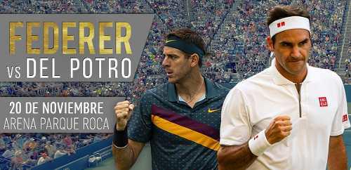 Entradas Federer Vs Del Potro 20 De Noviembre - Platea I