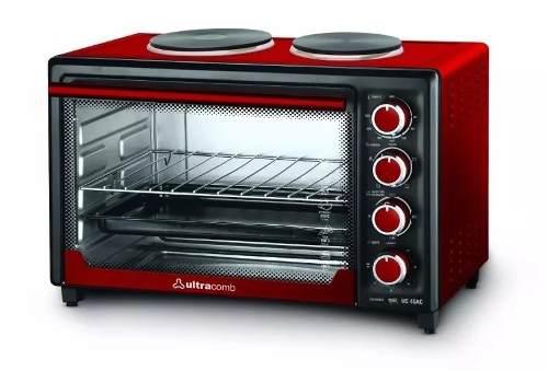 Horno Ultracomb Eléctrico 2 Anafes 40 Lts Uc40ac
