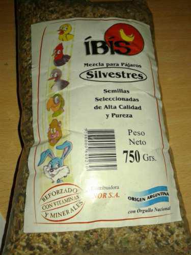 Alimento Ibis X 750 Grs. Silvestres