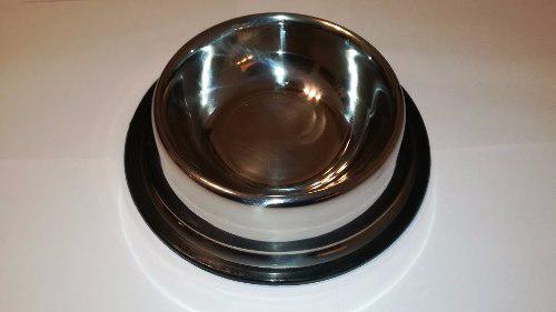 Comedero Acero Inoxidable 15cm Con Base Para Perros Y Gato