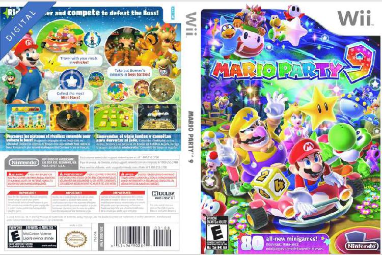 Mario Party 9 para Nintendo Wii y Wii U