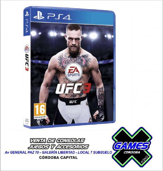 UFC 3 PARA PS4