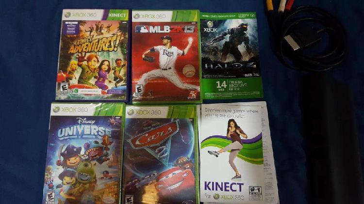 Vendo juegos para Xbox 360, funda para kinect