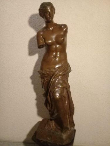Antigua Escultura Estatua Venus De Milo. Bronce. 87c. Paris