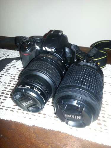 Camara Nikon D31000 + Lente Impecable