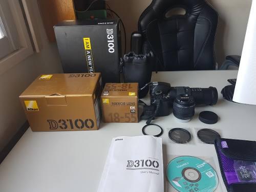 Nikon D3100 Kit (lentes + Accesorios)