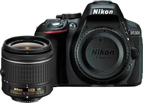 Nikon D5300 + Lente 18-55mm + Cargador + Bolso.
