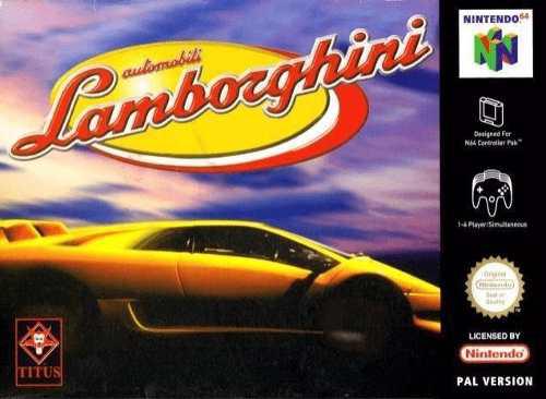Nintendo 64 Lamborghini Solo La Caja Y El Libro. Sin Juego