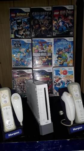 Nintendo Wii + 9 Juegos