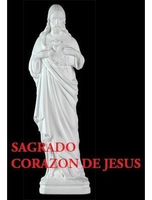 Sagrado Corazón De Jesus, 65 Cm. De Cemento