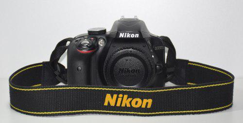 Set Cámara Nikon D3300 Con Lentes Y Estuche, Oportunidad!