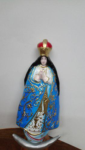 Virgen Caacupé Grande 48 Cm Yeso Interior