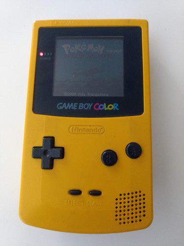 Game Boy Color Amarillo + Pokemon Silver. Oportunidad!!!