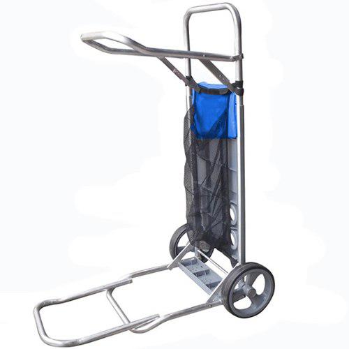 Carrito Playa Portatil Plegable Extensible Con Red Botafogo