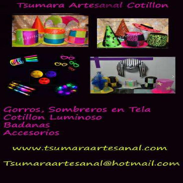 Cotillon Tela Luminico mascaras y accesorios para eventos