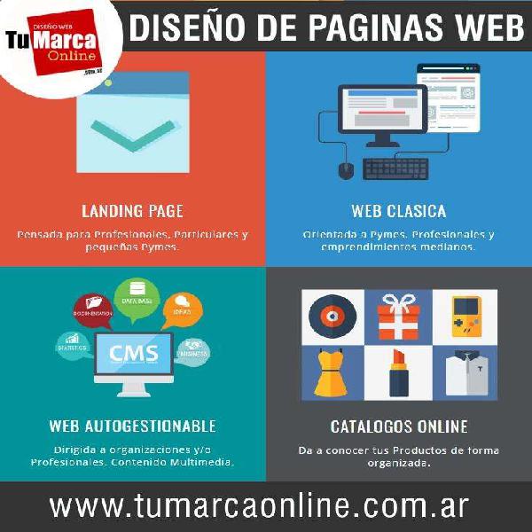 TuMarcaOnline Diseño y Desarrollo de Paginas Web