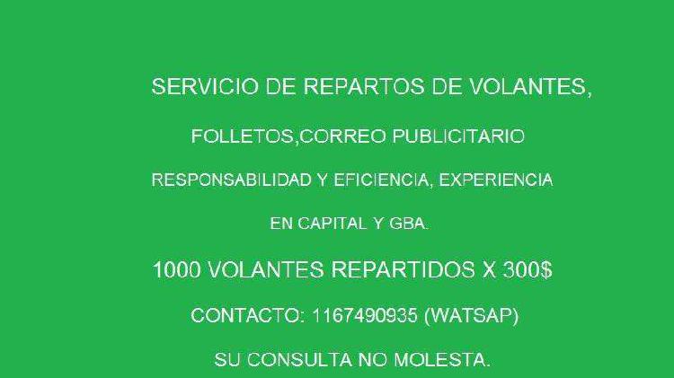 VOLANTERO / REPARTO DE VOLANTES