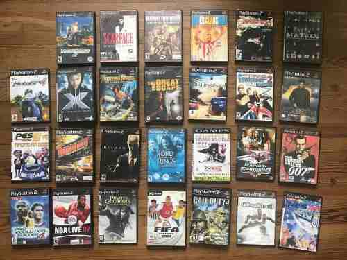 27 Juegos Play Station 2 Ps2 (con Caja)pes Fifa Rings Xmen