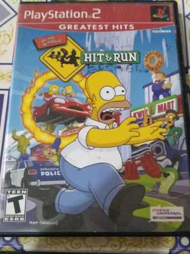 Juego De Play2: Los Simpsons Hit E Run Original Usado $1200