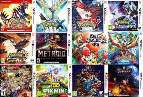 Juegos 3ds Digitales Pokemon, Zelda,mario Kirby Y Mas!
