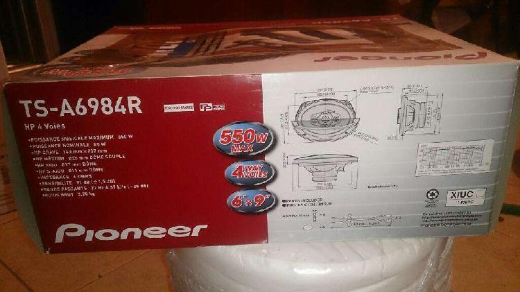 Parlantes Pioneer 6x9 550w - 4 Vías