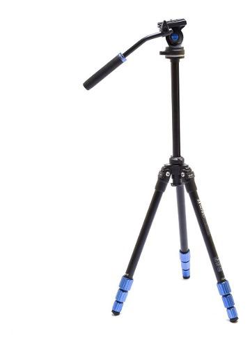 Tripode Video Cabezal Fluido Benro Travel Slim Tsl08as2csh