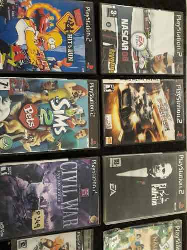 Varios Juego Ps2 Civil War Sims Fast And Furious El Padrino