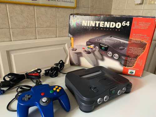 Consola Nintendo 64 Con 1 Control Original Y La Caja
