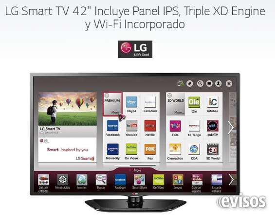Oportunidad tv smart lg 42 nuevas con garantia sin caja en
