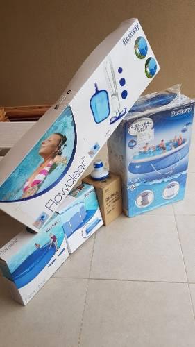 Piscina Pileta Bestway 457x84cm Con Kit Bomba +accesorios